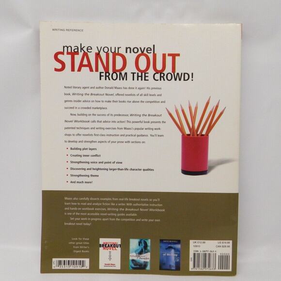 Writing the Breakout Novel Hands-on Help Workbook to Making Your Novel Stand Out - Picture 2 of 2